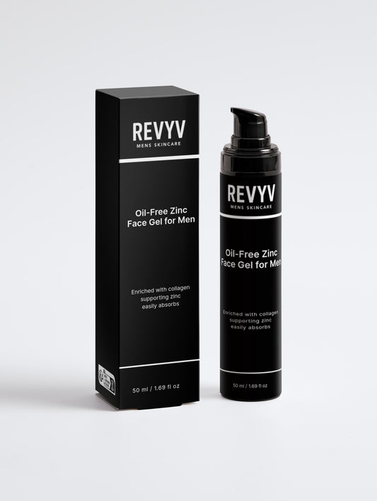 Oil-Free Zinc Face Gel for Men